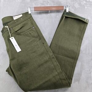 Imogene and Willie Barton Olive Rigid JP Jeans Mens 38 Green Selvedge Denim